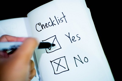 Checklist voor autovakantie